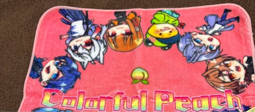Amazon.co.jp: カラフルピーチ ミニタオル ピンク 全員集合